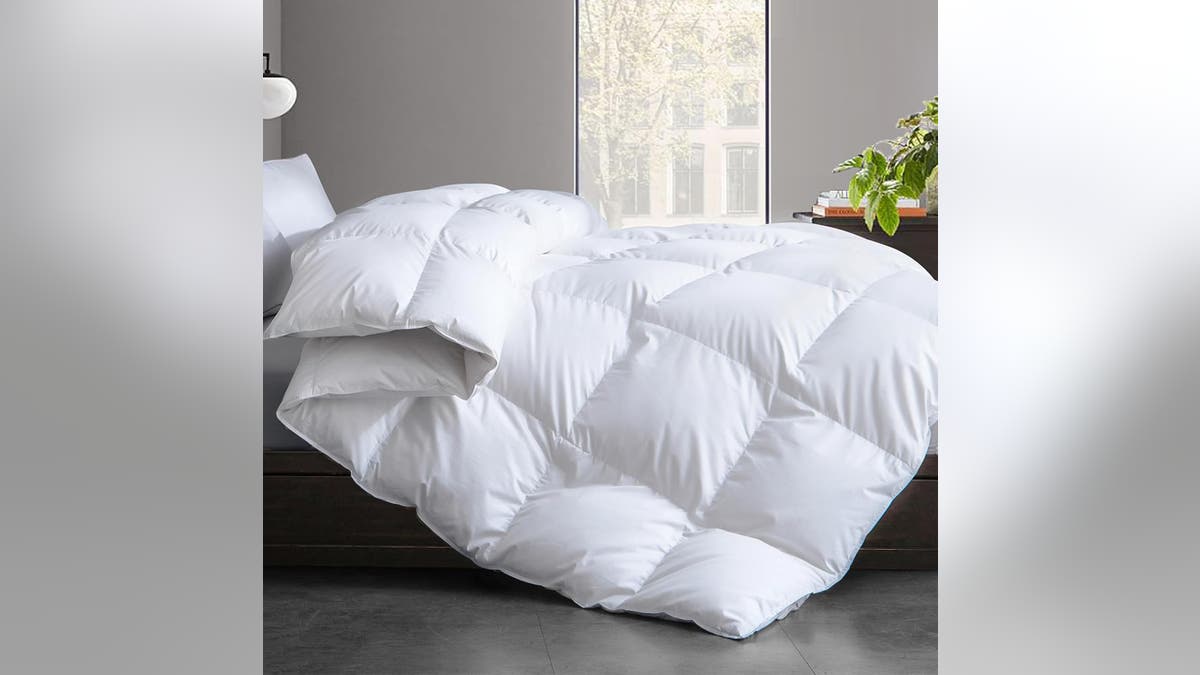 Down comforters are the ultimate heat source for your bed in the winter. 