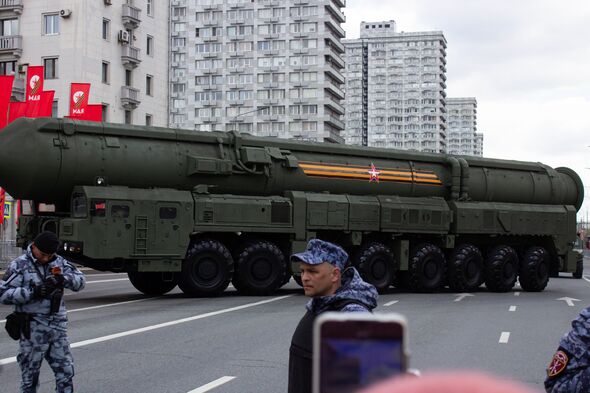 RS-24 Yars, a Russian MIRV-equipped thermonuclear armed...