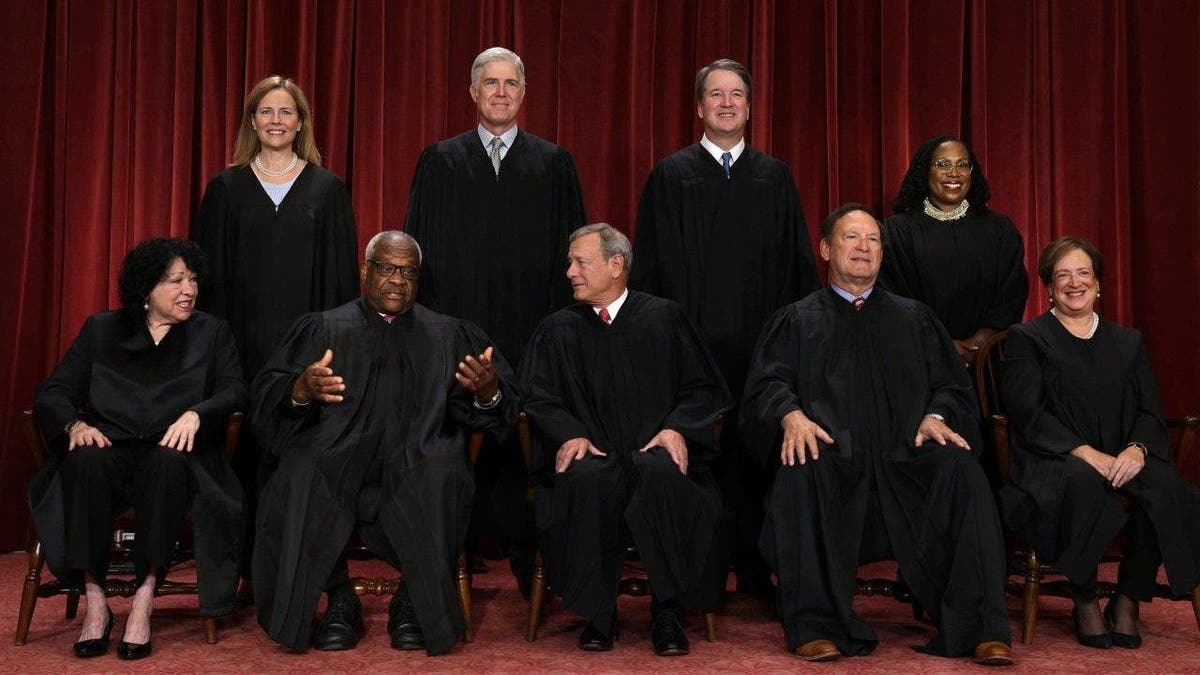 Supreme Court Justices in portrait