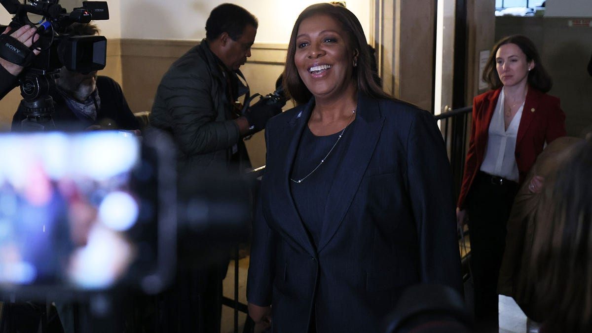 Letitia James at Trump civil trial