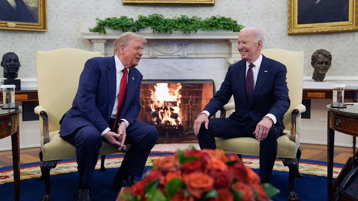 Biden and Trump chat