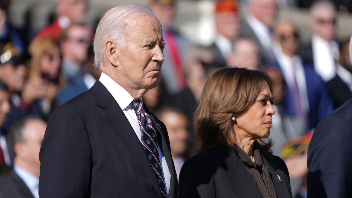 Biden and Harris together on Veterans Day