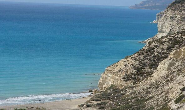 Episkopi Bay on the west coast of Akrotiri