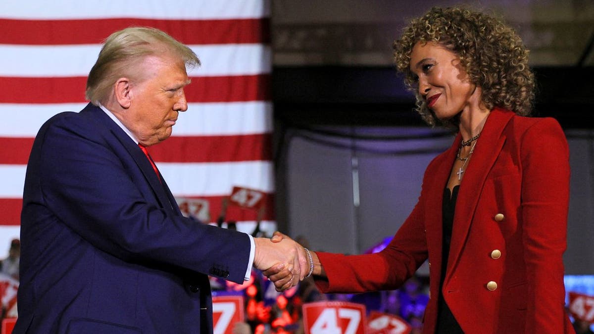 President-elect Trump and Sage Steele